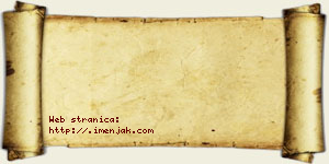 Andrijana Smolović vizit kartica